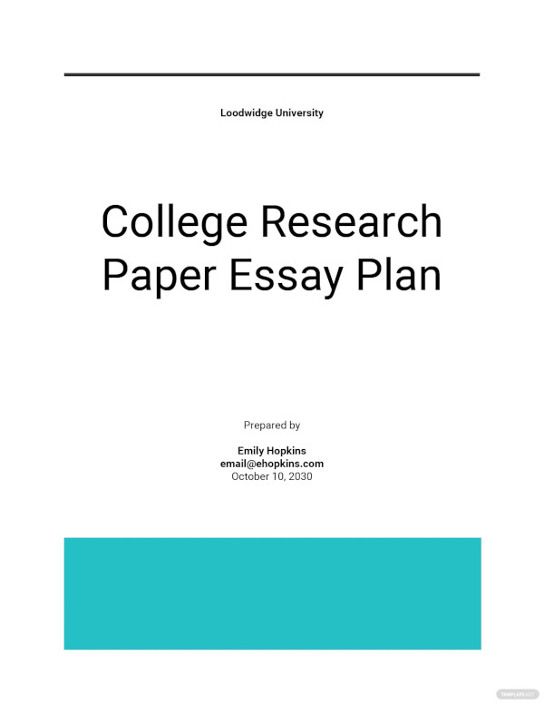 43+ Research Paper Examples