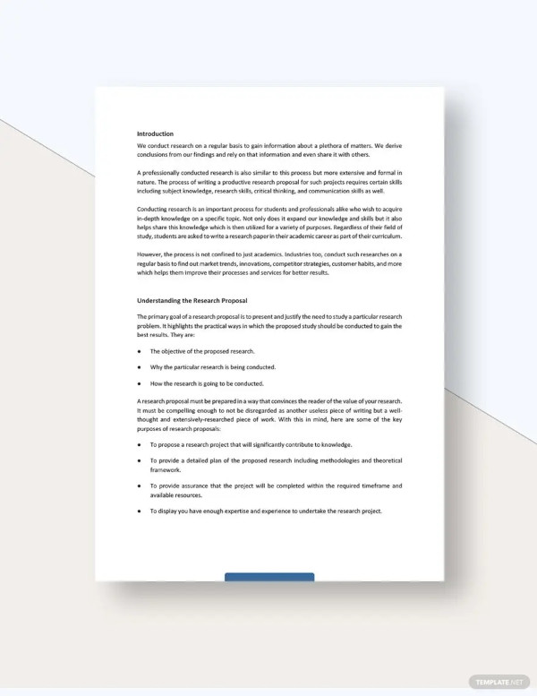 research proposal white paper template