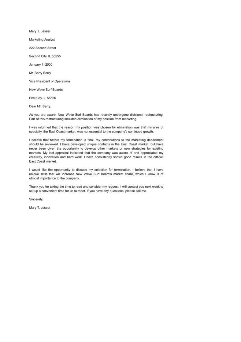 response to job termination letter template free download 1 788x1115