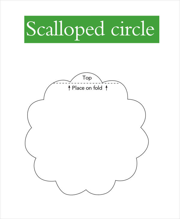 scalloped circle