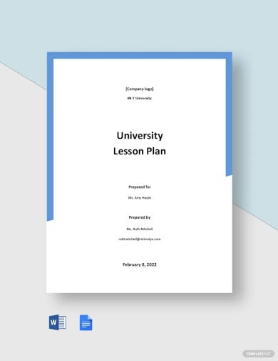 university-lesson-plan-template