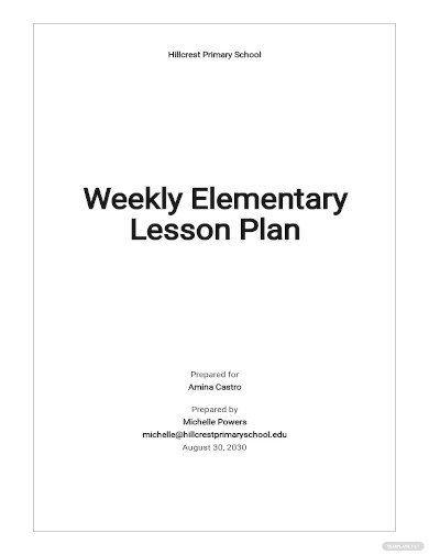 weekly-elementary-lesson-plan-template