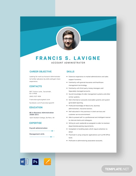 Administration Resume Template - 34+ Free Samples, Examples, Format ...