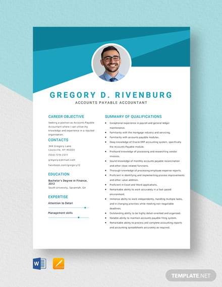 19+ Accountant Resume Templates - PDF, DOC