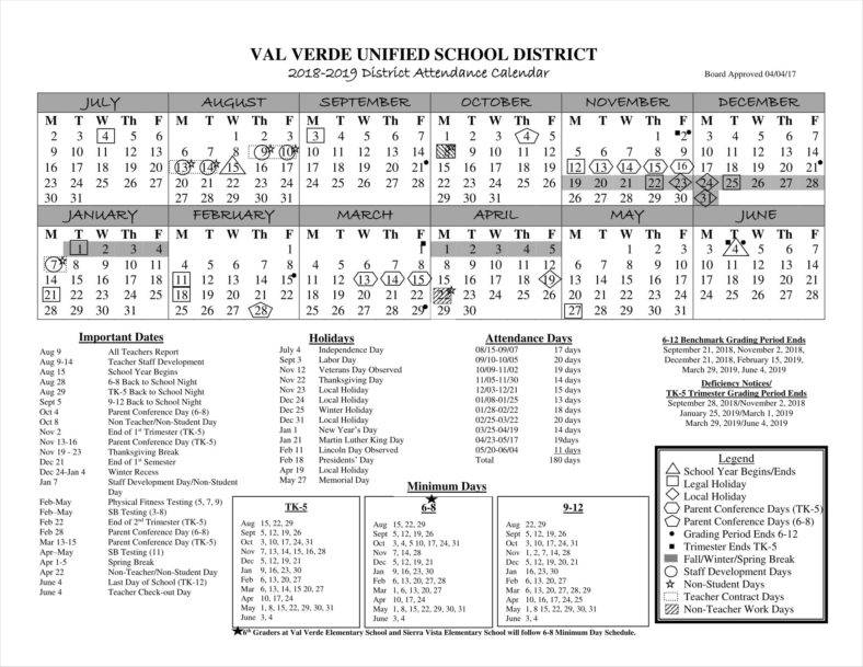9+ Absence Calendar Templates Free PDF, Excel Format Download