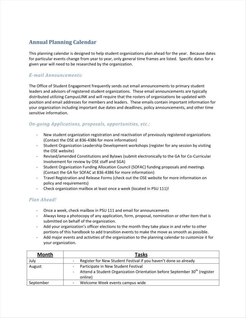 annual planning calendar template 12 788x10