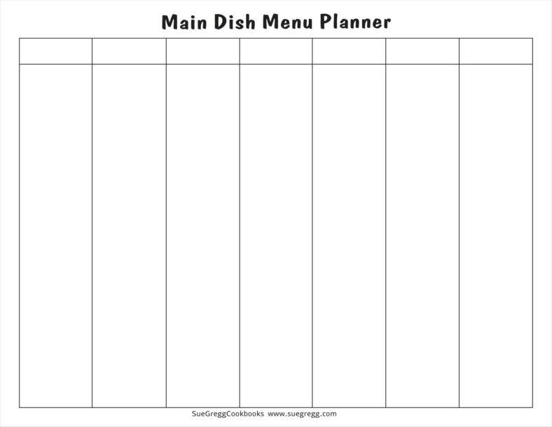 blank menu calendar template download 1 788x60