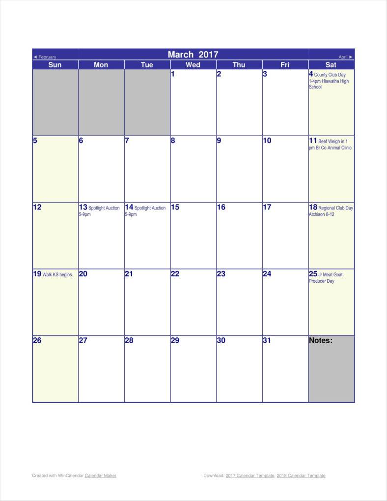 14+ Daycare Calendar Templates Free Samples, Examples Formats Download