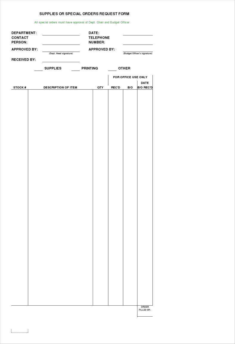 9+ Book Order Forms