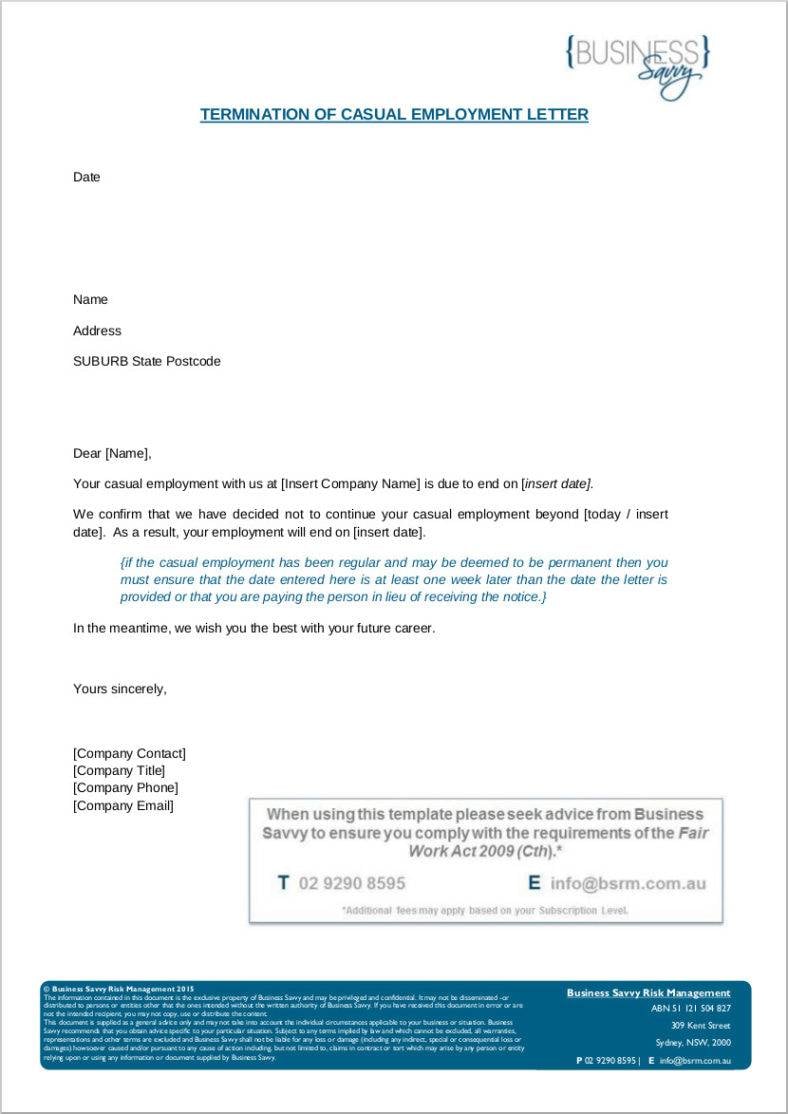casual employee termination letter template 788x