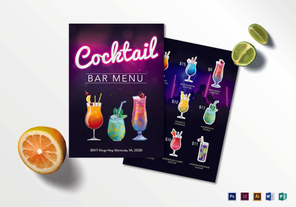 cocktail-bar-menu-template