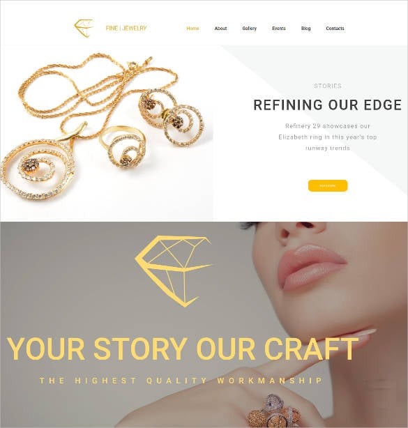 37+ Jewelry Website Themes & Templates