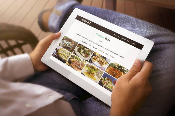 food-one-page-website-template