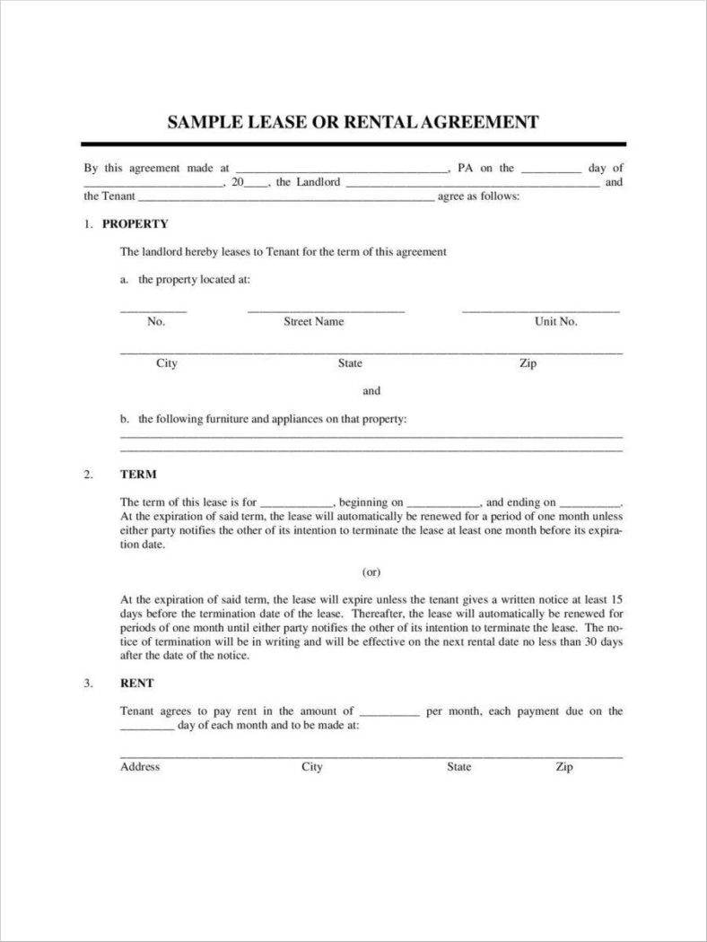 free private lease agreement template page 001 788x1020dsd 788x1050