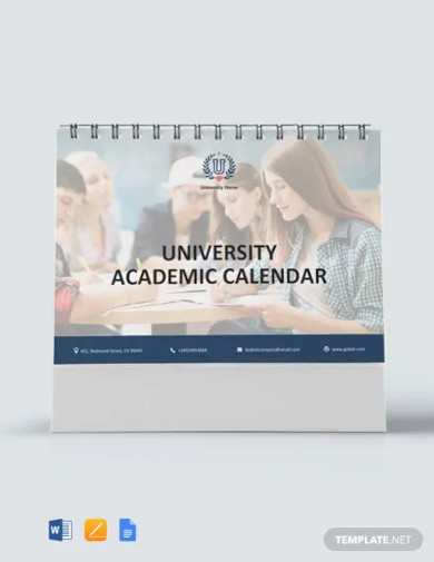 14+ Academic Calendar Templates Free Samples, Examples Download