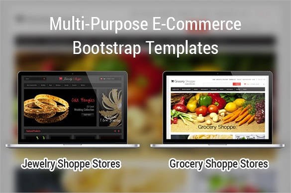 grocery jewelry e commerce bootstrap
