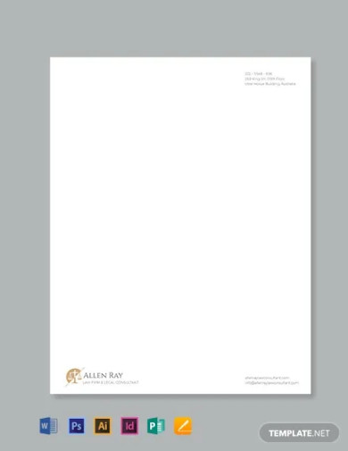 18+ Attorney Letterhead Templates - Word, PDF | Free & Premium Templates