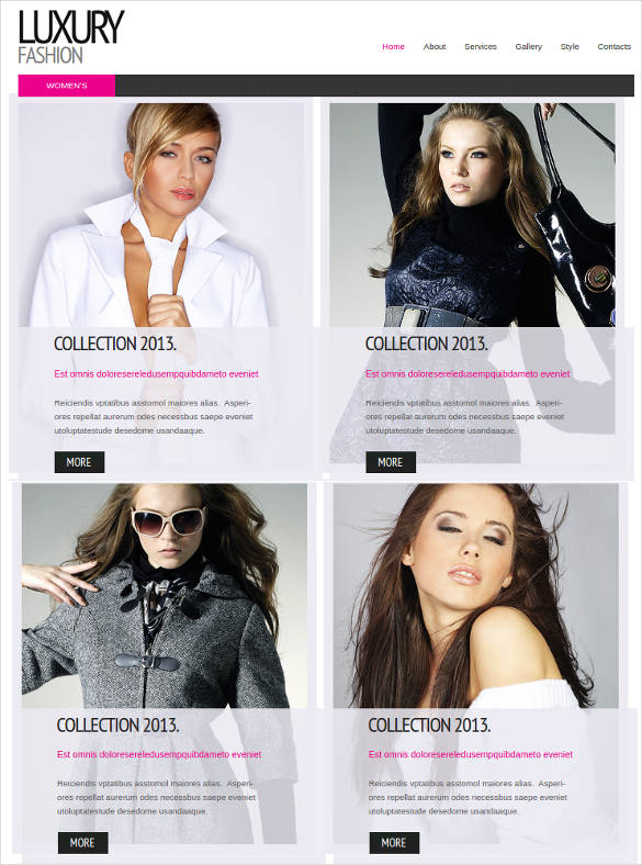 24+ Fashion Designers Website Themes & Templates