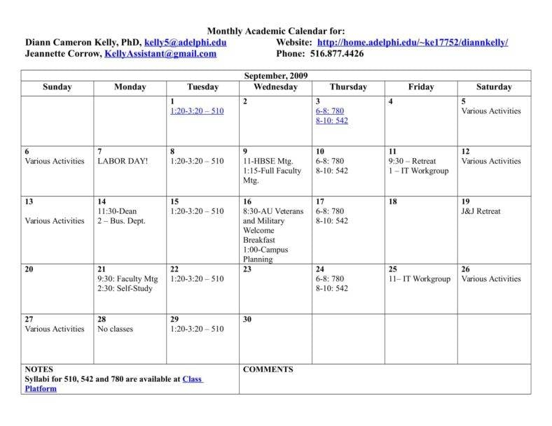 14+ Academic Calendar Templates Free Samples, Examples Download