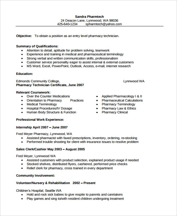 Chronological Resume Template - 28+ Free Word, PDF Documents Download