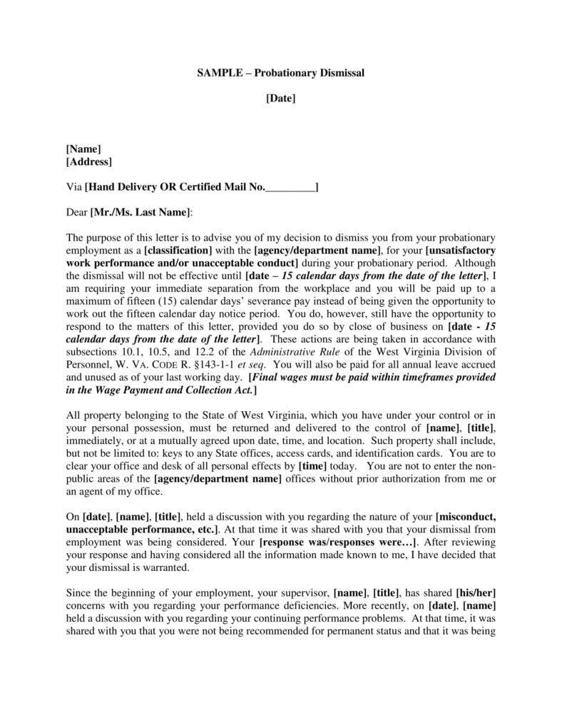 probationary employee termination letter template 1 788x1020