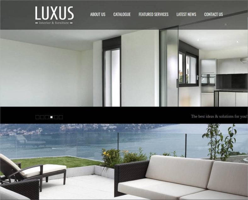 real estate interior furniture website template 788x