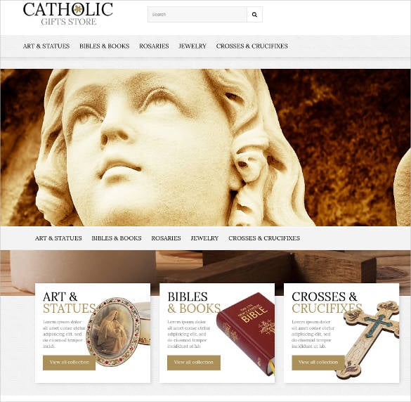 religious website theme template