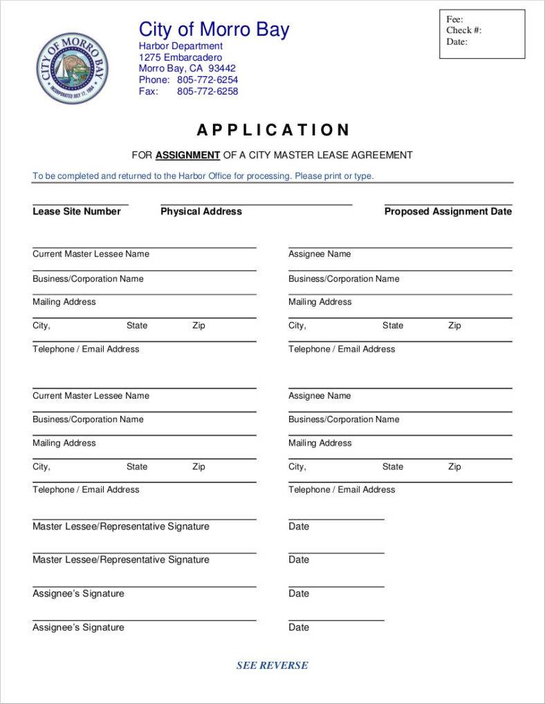 9+ Free Lease Application Form Samples, Examples Download