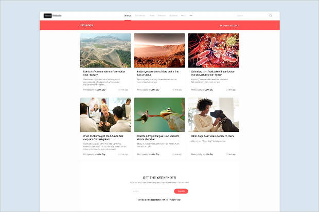 20+ Best Premium News Website Templates