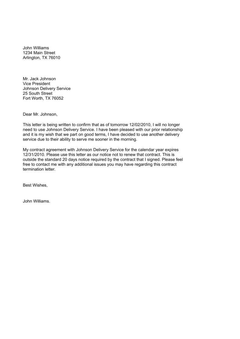 service contract termination letter template 1 788x