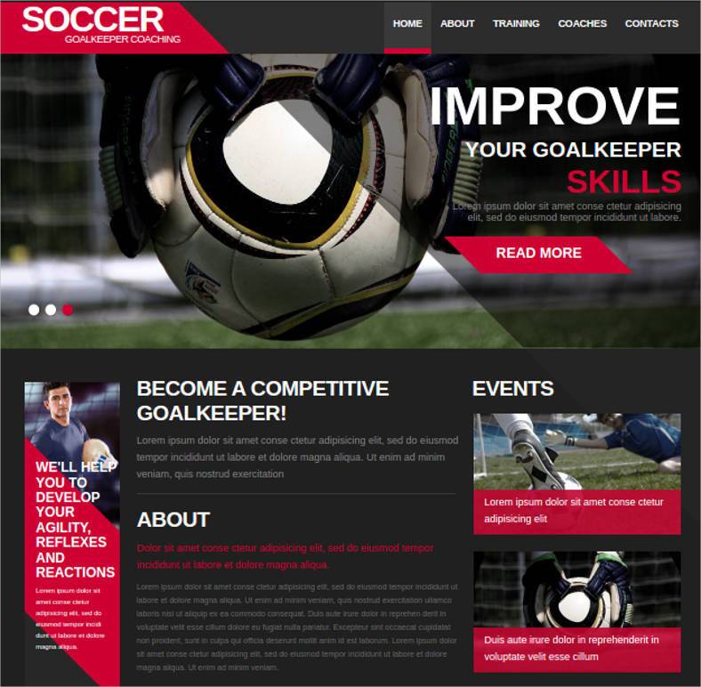 28+ Soccer Club Website Themes & Templates