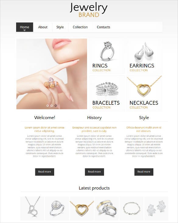 35+ Jewelry Website Themes & Templates Free & Premium Templates