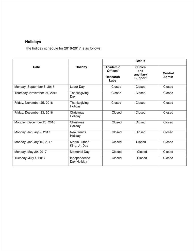 11+ Company Calendar Templates Free PDF, Excel Format Download