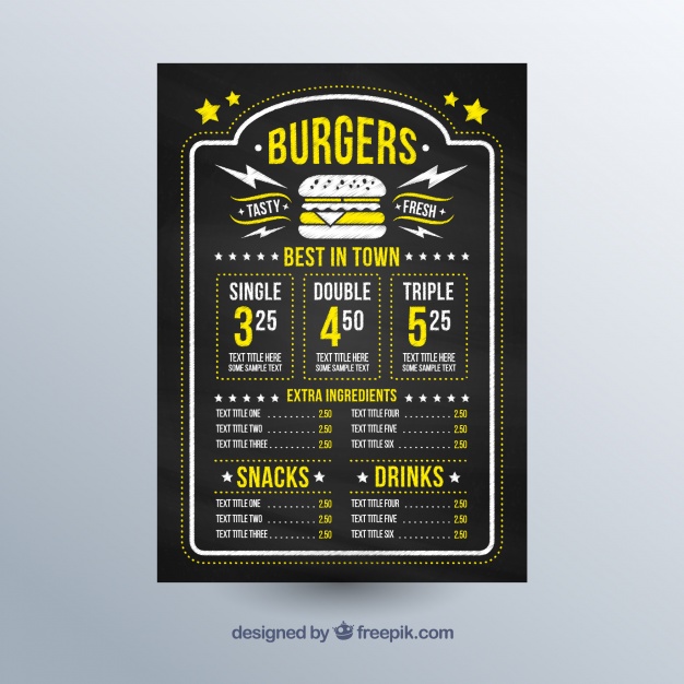 Brunch Menu Designs - 6+ Free Templates in PSD