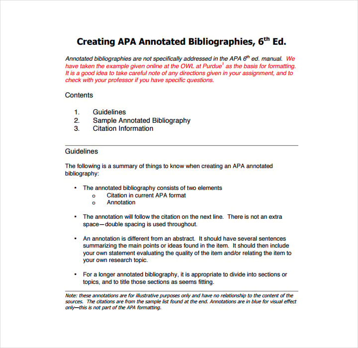 annotated bibliography generator templates