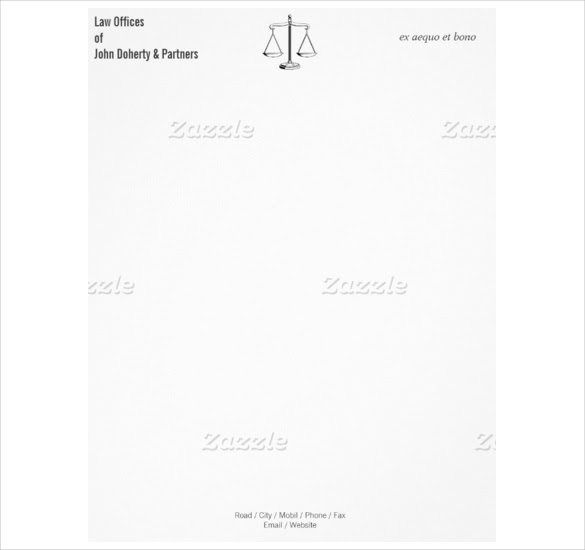 10+ Essential Inclusions of a Legal Letterheads Word, PDF, PSD