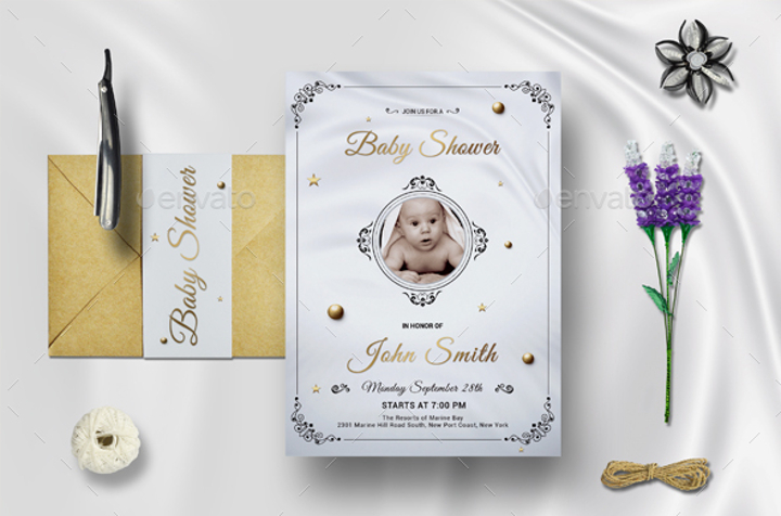 Baby Shower Announcement Invitation