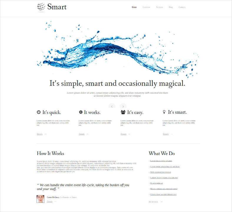 8-water-company-website-templates-themes