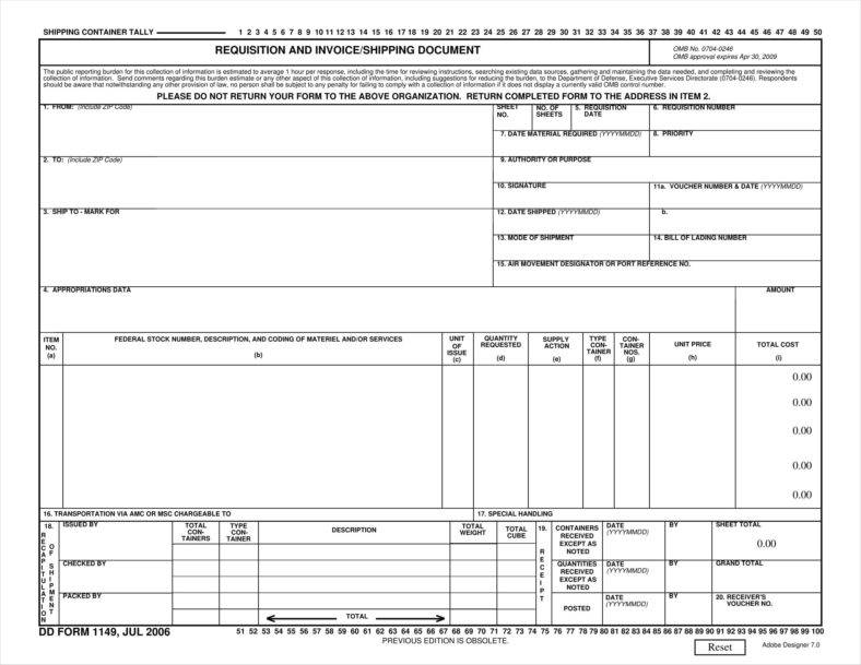 35 + Bill of Lading Templates in MS Word, Google Docs