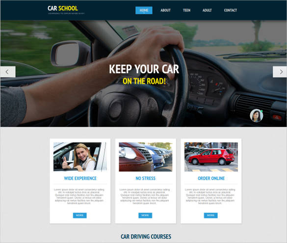 driving-school-website