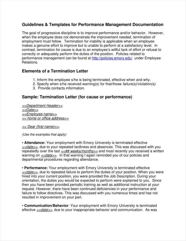 elements of a generic termination letter 12 788x10