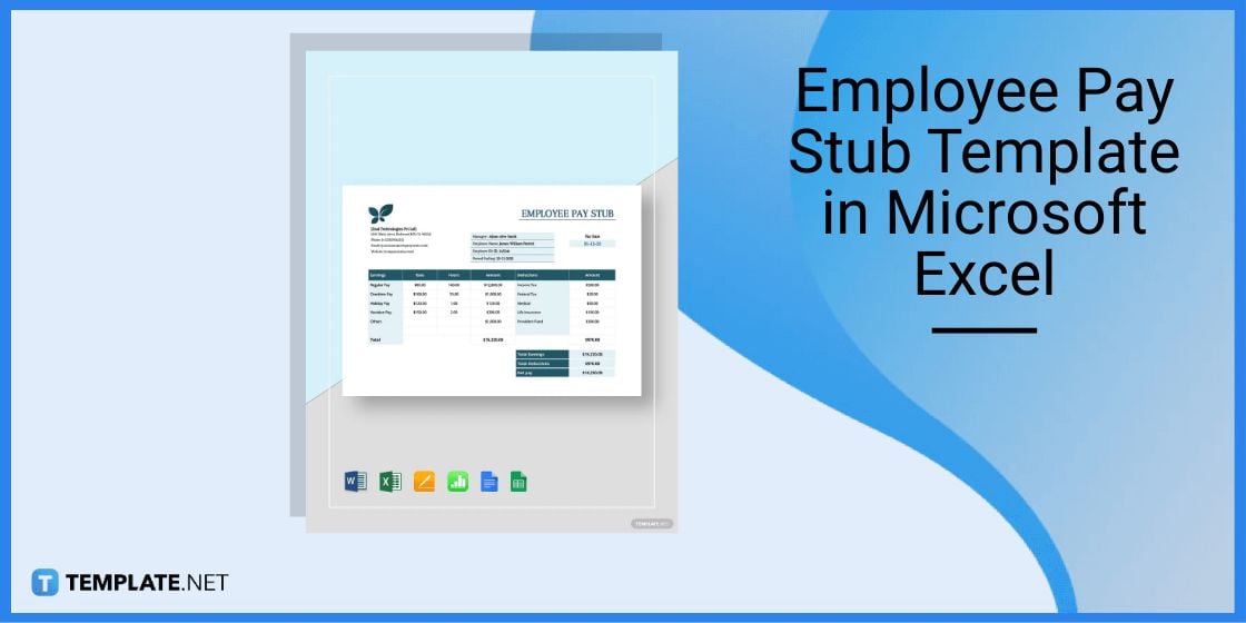 employee pay stub template in microsoft excel