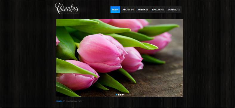 16  Beautiful Florists Website Templates Themes
