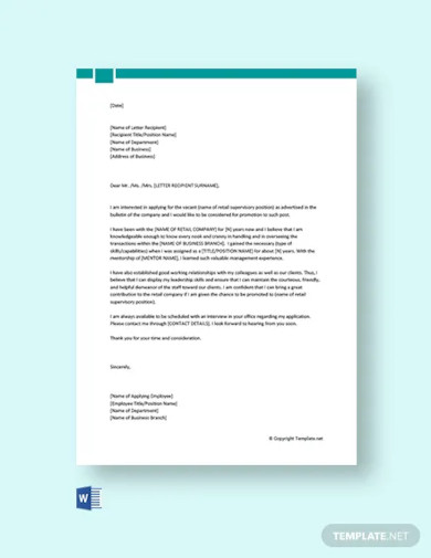 14+ Promotion Cover Letters | Free & Premium Templates