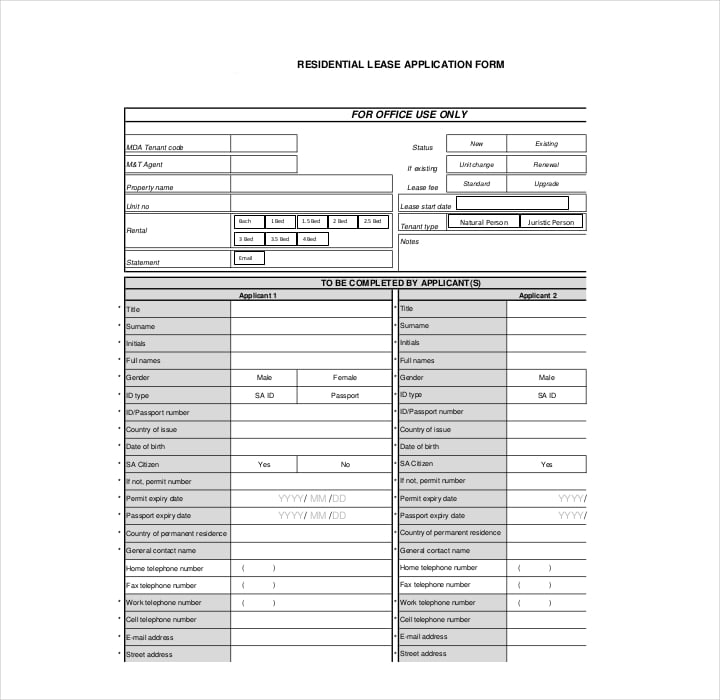 generic residential lease application form1