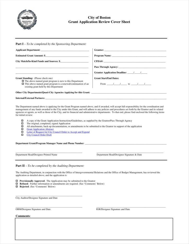 grant document sample Templates Form   Free PDF, DOC 9 Funding  Application