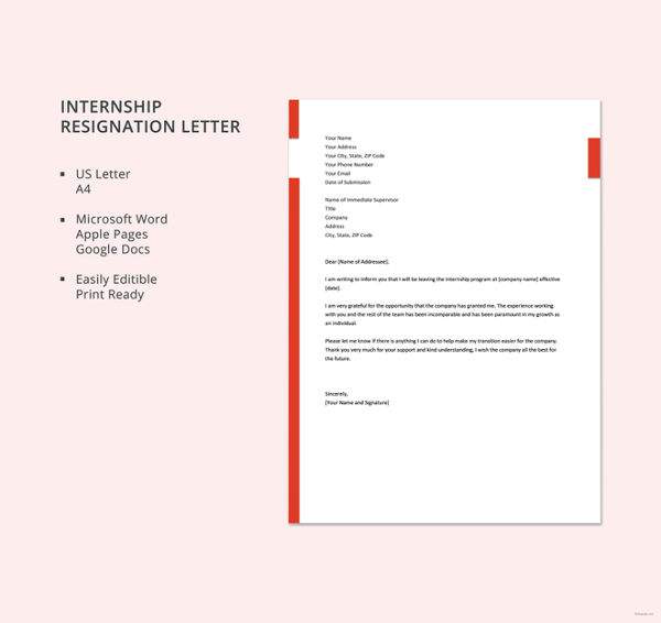 internship-resignation-letter-template