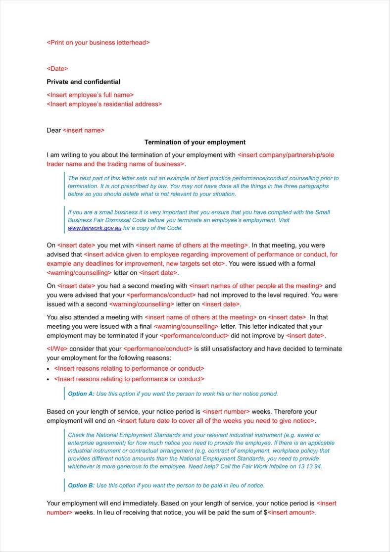 job termination letter by employee download 31 788x