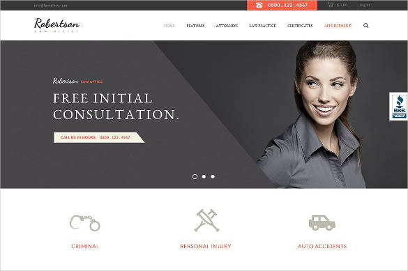 law office lawyers attorney theme template
