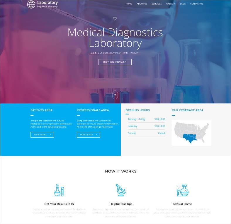 18+ Laboratory Website Templates & Themes | Free & Premium